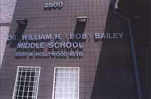 Dr. Bailey's namesake school in Las Vegas